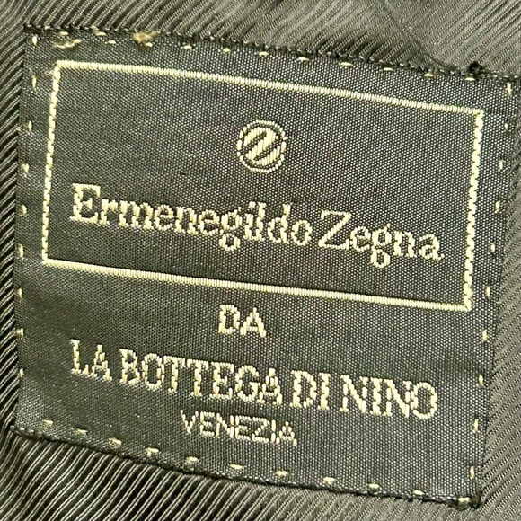 Ermenegildo Zegna for La Bottega di Nino Gray Wool Suit - Size 54R (43” Pants) - Picture 2 of 9